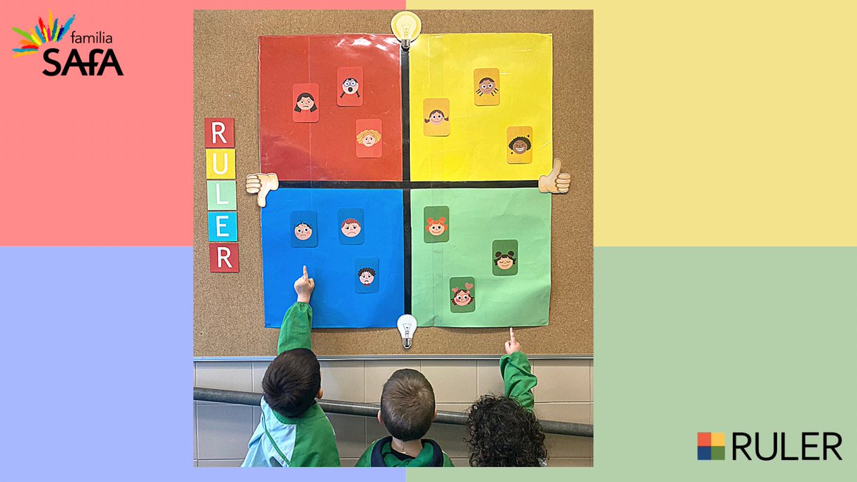 colesafamadrid's tweet photo. "En nuestros centros vamos incorporando las diferentes herramientas del método Ruler haciéndolas visibles tanto en las aulas como en los espacios comunes".
#educacionemocional #metodoruler #medidoremocional
@familia_safa @ruler_approach @ruthcastillogualda https://t.co/8tlAvgqqqn