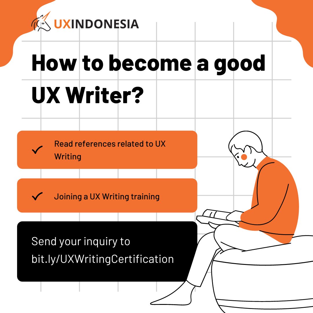 indonesia_ux's tweet photo. Tahukah Anda perbedaan antara Copywriting dan UX Writing?
Baca penjelasannya di https://t.co/usnJ211STI
Tertarik untuk belajar UX Writing di UX Indonesia?
Dapatkan aksesk ke info lengkapnya di https://t.co/9Rgp5A7BDq
#uxindo #cxinsight https://t.co/H8oco2QE1n