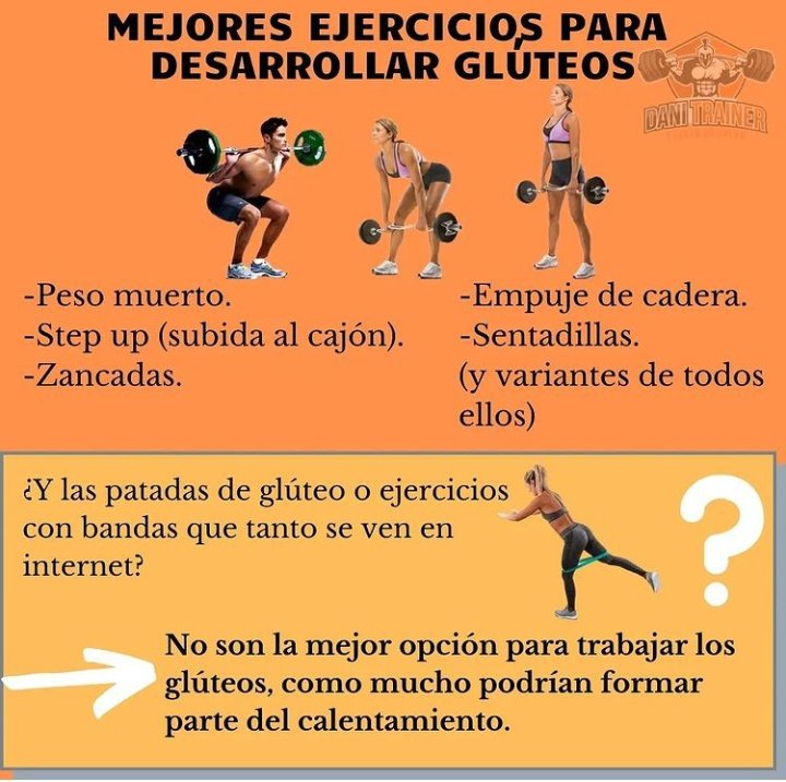 Dani_trainer_'s tweet photo. 👉🏻MEJORES EJERCICIOS DE GLÚTEO

Aunque el glúteo es un ejercicio que preocupa principalmente por una cuestión estética, su función correcta es vital para tener una buena salud articular y prevenir dolores/lesiones

https://t.co/bHjged3Khm https://t.co/omiFTNKlBs