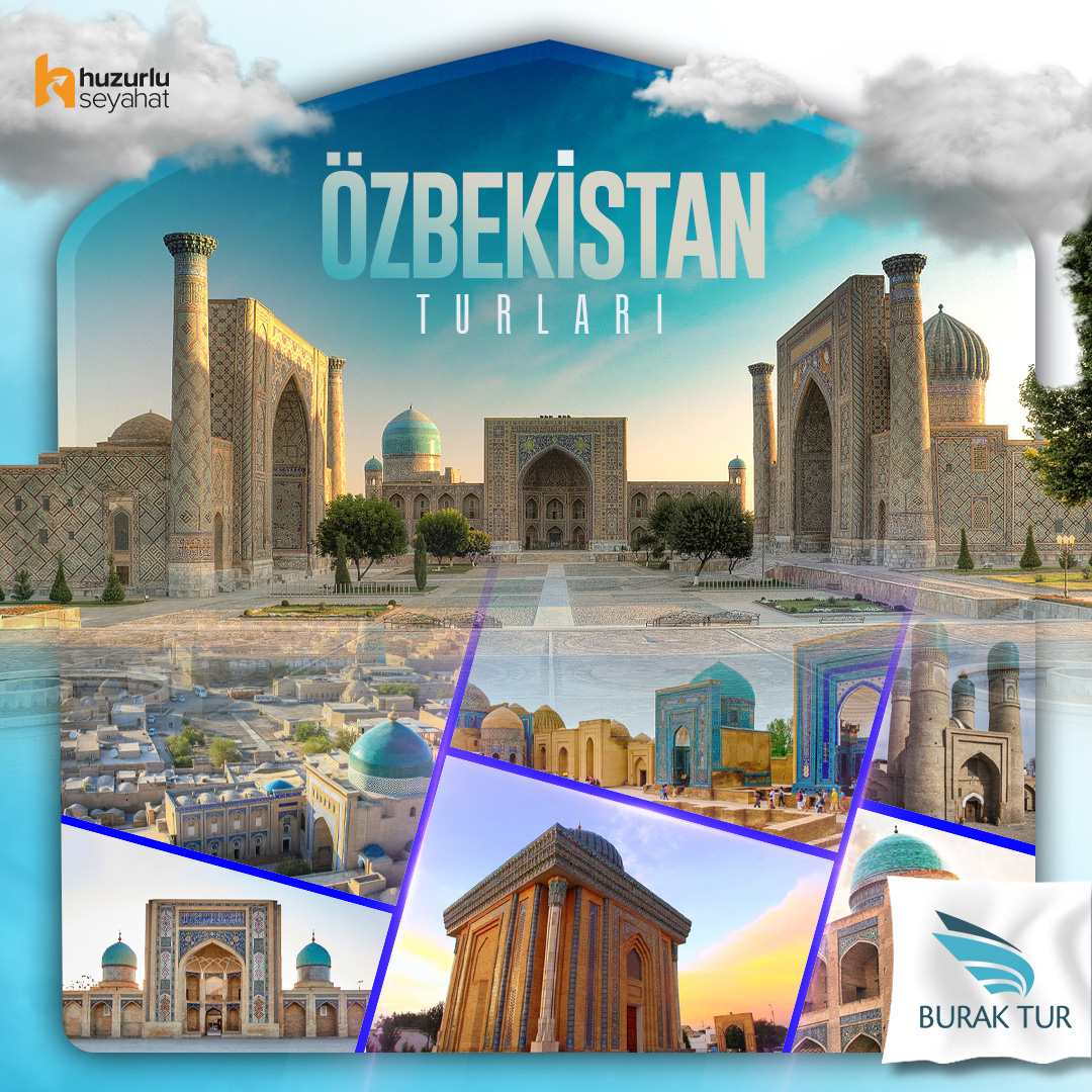 ✈ Özbekistan Turları 🌍
📆 Mart - Mayıs - Haziran - Temmuz - Ağustos - Eylül - Ekim - Kasım - Aralık
🗺️ Vizesiz
📌 4 farklı tur programı
💶 Erken rezervasyonda kişi başı 50€ indirim

Detaylı bilgi ve rezervasyon için: buraktur.com/ozbekistan-yur…

 #hive #buhara #semerkand #taşkent