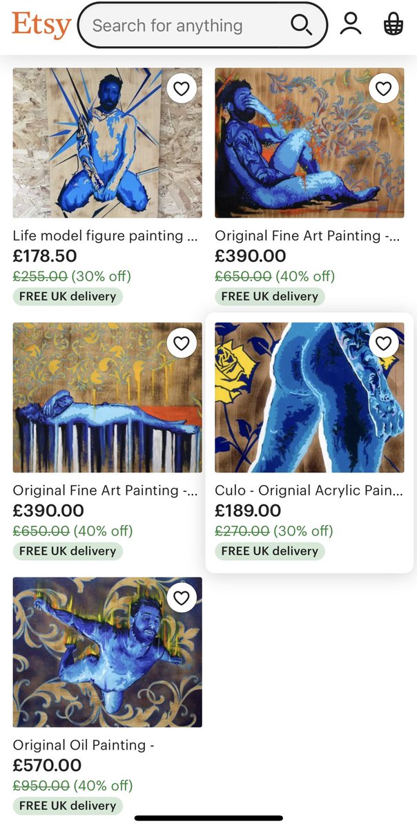 BTreebyArt's tweet photo. Studio sale underway on some of the original acrylic and oil paintings https://t.co/0W0AUQ4tnQ