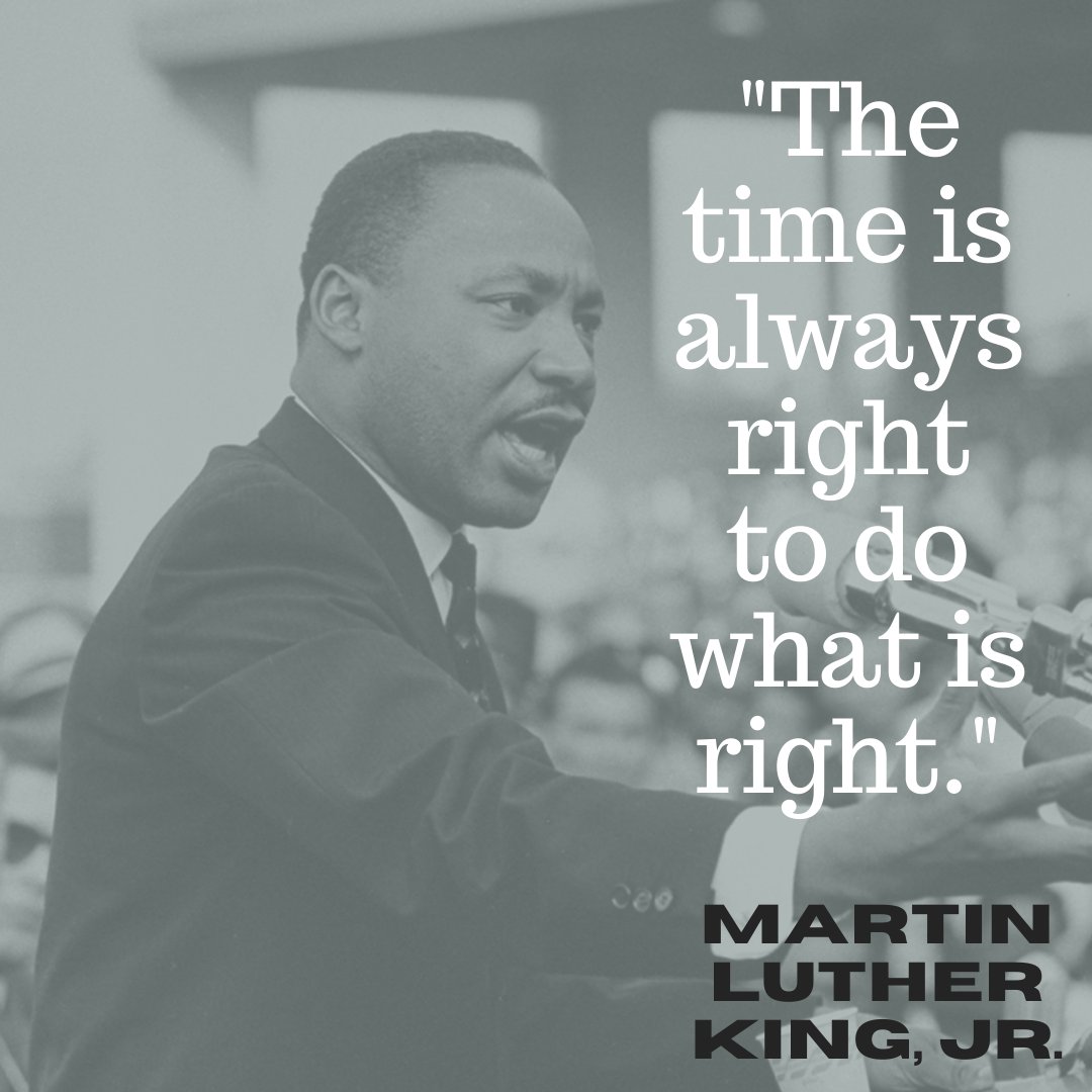 Today we remember and celebrate the life of Martin Luther King, Jr.
