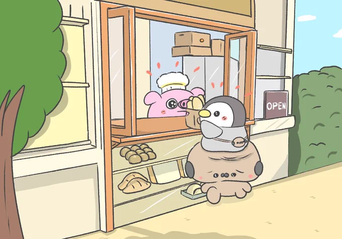 パン屋さん
#イラスト 