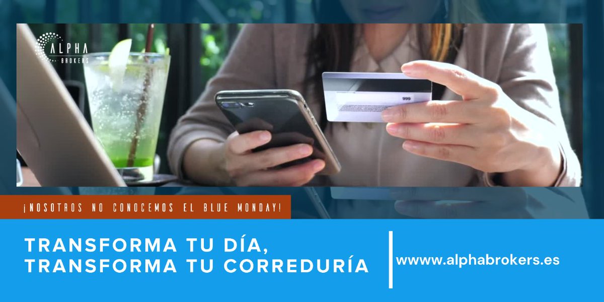 alphabrokers_es's tweet photo. ¿Qué pone triste a un #Corredor de #Seguros en el #BlueMonday? 👇🏽

✅ Que este lunes sea menos lunes y menos triste está en tus manos 🙌🏽 

Transforma tu día y transforma tu #Correduría 👉🏽 Tengamos una cita 👉🏽 https://t.co/6o3wQIQVLE Hazte #SMART y pongamos en marcha un plan ✅ https://t.co/6h0nVjphid