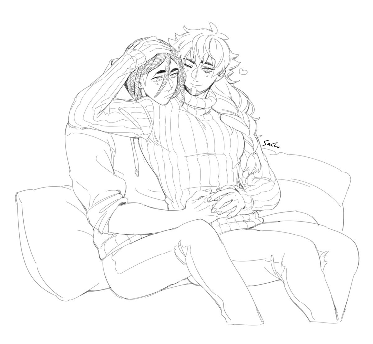 reposting some kbdn stuff from my side account (i'll finish some of these one day i swear 😭)
