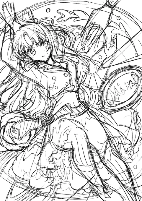 せんせー!
雨井さんがいかがわしい絵を描こうとしています 