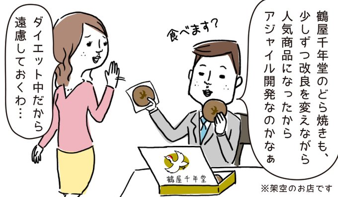 |お仕事|マンガで学べるビジネス用語 #タイムくん

今回のテーマは『リーン開発とアジャイル開発』

1つのサービスや製品をつくる場合、組織の規模や目的によってその開発手法は様々なんですね

▼マンガの本編はコチラ
https://t.co/LH9wcgwRXD

#スタートアップ 