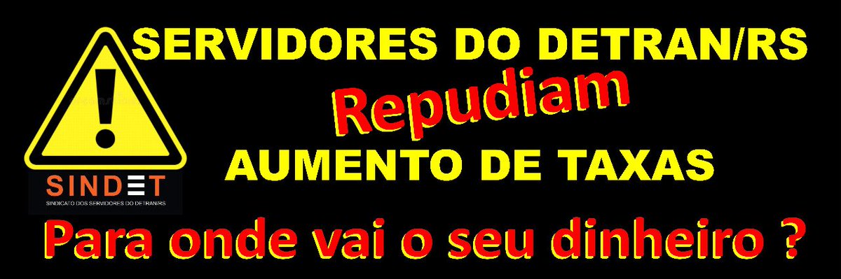 SindetDo's tweet photo. Os servidores do @detran lutarão contra esse absurdo! https://t.co/NvEtsEzJQQ