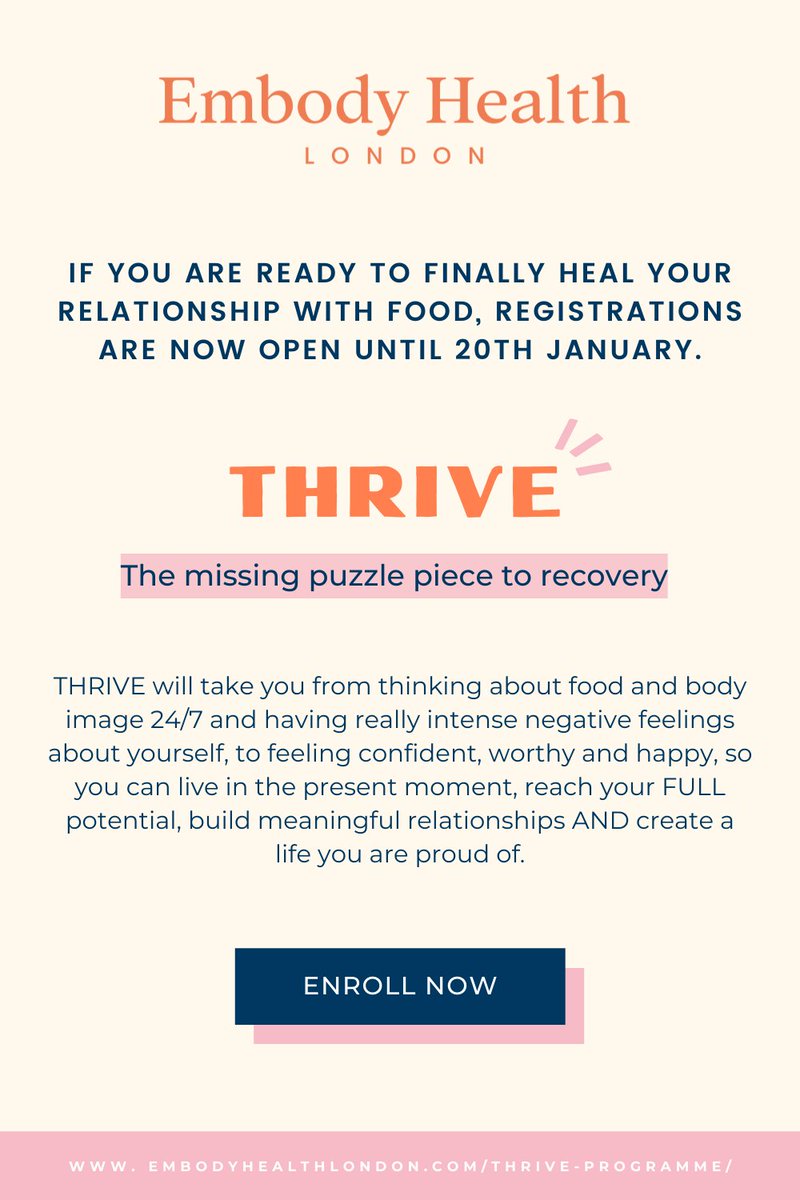 EmbodyHealthLDN's tweet photo. 🎉🎉🎉🎉
The doors to THRIVE: The missing puzzle piece in recovery are now open until 19th of January 2022 at 11:59 pm GMT.

🚀🚀🚀🚀
Get in quick before doors shut! 

https://t.co/yjx9nGAvQJ https://t.co/edrWCibpVH