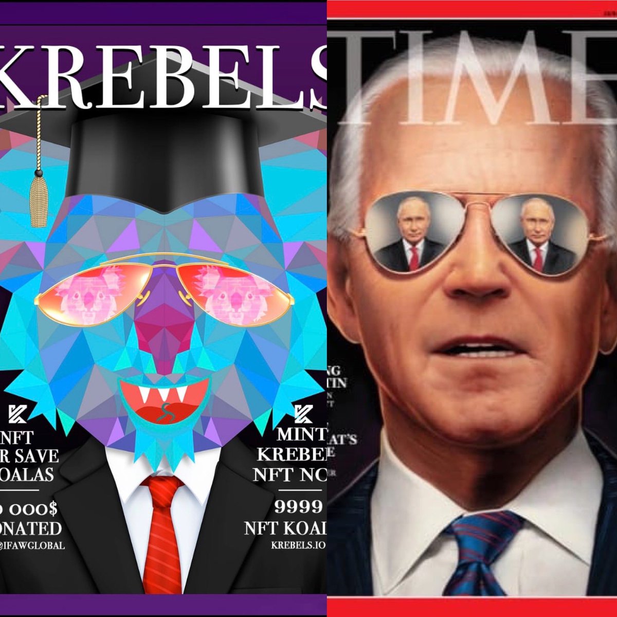 the_KRebels's tweet photo. Who did it better? @the_KRebels or @TIME ? Drop the comment below🔻 https://t.co/U8y0t9E4k5