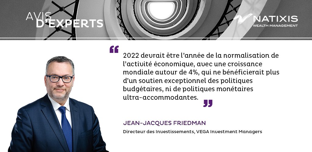 📢 | Quelle configuration pour les #marchés financiers en 2022 ? L’année sera-t-elle différente des trois dernières années ?

Retrouvez le constat de Jean-Jacques Friedman, Directeur des investissements 
➡️ lnkd.in/dixtNgj5