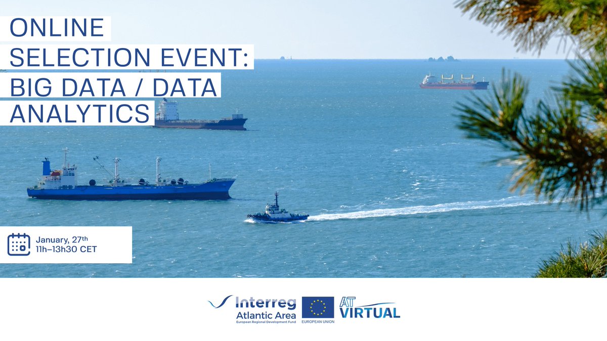 ceeiasturias's tweet photo. Toma NOTA 📝:🗓 27 de ENERO -⏰ 11:00 (CET), en el marco del proyecto @ATVirtual_EU, "2º EVENTO DE SELECCIÓN (#BIGDATA / #ANALYTICS)".
ℹ👉 https://t.co/Lr63XeH3tZ
#ATVIRTUAL Innovación abierta para mejorar la respuesta en seguridad marítima y rescate en el Arco Atlántico a⛑🌊⛴ https://t.co/Flr52JBRPb
