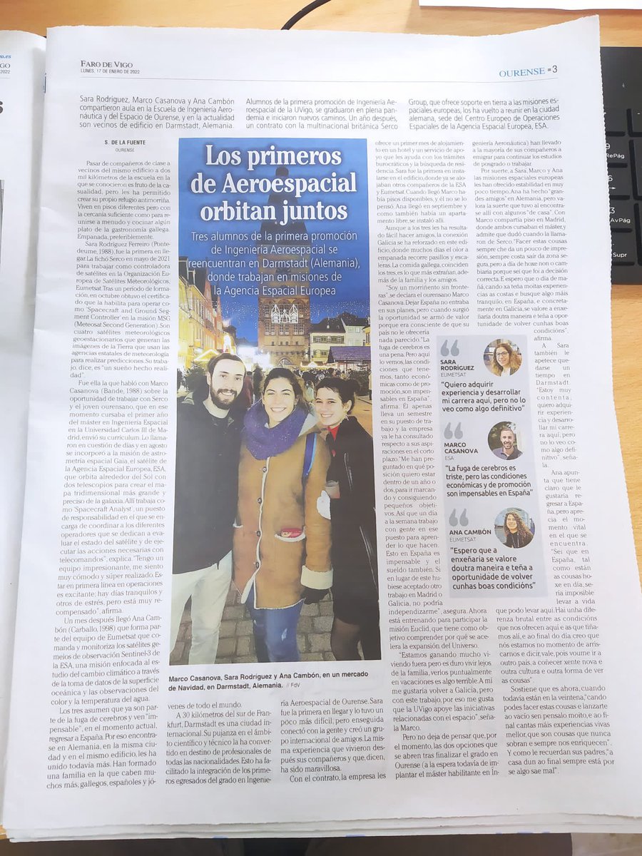 marco18998's tweet photo. Moi contento de compartir reportaxe con estas duas grandes amigas e inda mellores profesionais! https://t.co/OEkOVs6aH5