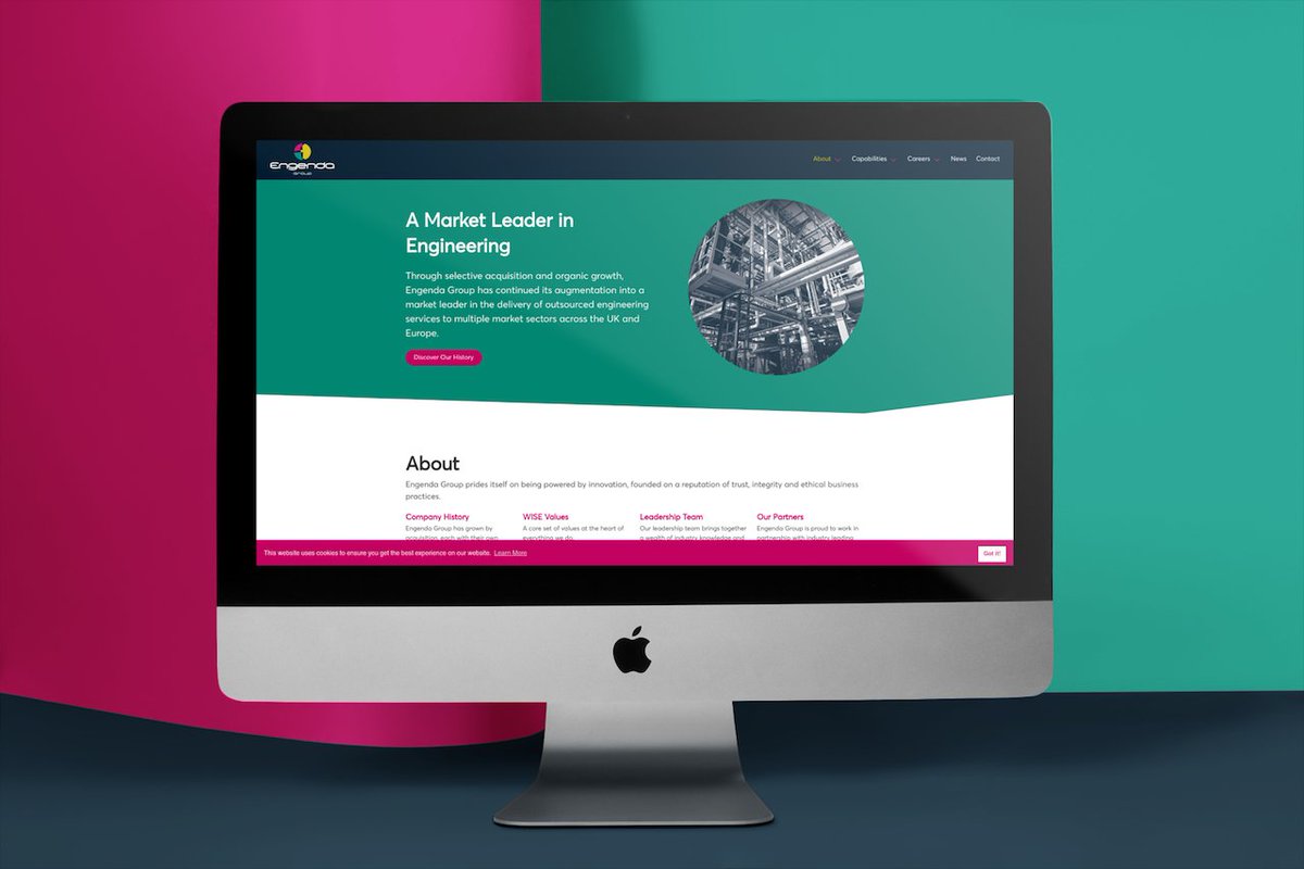 SunnyThinkingHQ's tweet photo. We're delighted to share the latest #website we've just designed & built for our lovely new client @engendagroup.
#engineering #madebycraft @CraftCMS
https://t.co/RUJsg7nCe3 https://t.co/tGFDwHigaU