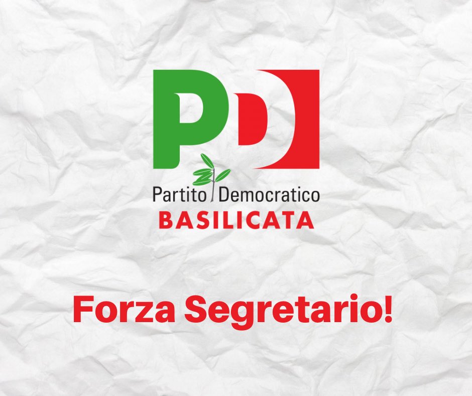 PdBasilicata's tweet photo. Le offese e le denigrazioni personali subite dal Segretario regionale @RaffaeleLaRegin non ci fermeranno. Il PD Basilicata continuerà a lavorare sui temi e sulle questioni. Nei territori e con la gente.
Forza Segretario! https://t.co/cK55eGqvcW