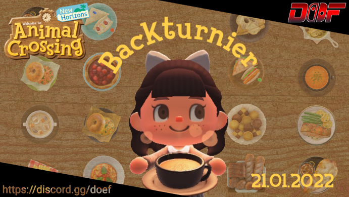 AC:NH "Back-und Kochturnier"
am Freitag den 21.01.21 um 20 Uhr.
Wer mitmachen möchte ist dazu herzlichst eingeladen, alle Details &amp; die Anmeldung am Discord Server: discord.gg/6JhnZxbpBZ

#AnimalCrossingNewHorizons #ACNH #NintendoSwitch #Nintendo #GermanMediaRT #RetweeetPlease