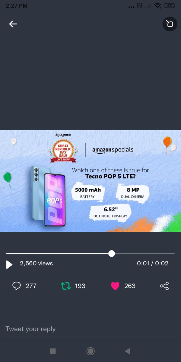 Md___Shaan's tweet photo. @amazonIN @amazonIN 
#AmazonSpecialsTecnoPOP5LTE 

My perfect entry 

@khan_arsh_ 
@DrAfshaShaikh1 
@drskshahid 
@SarfuSk2005 
@Shehzad_sk09
 https://t.co/vbnTi4g3lM