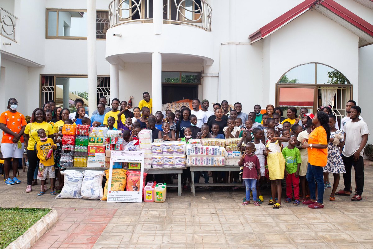 TMEKFoundation's tweet photo. We thank God so much for making our December project a huge success. Many thanks to our sponsors @Dolait_Ghana @florabydelta @braad_ads @gazacollection @breakkiewithefua @hidratewater @food_hamper_gh for their support in making this project a success.  Visit our ig for more pics https://t.co/OgFBTVNkxw