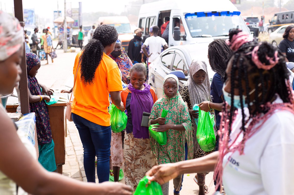 TMEKFoundation's tweet photo. We thank God so much for making our December project a huge success. Many thanks to our sponsors @Dolait_Ghana @florabydelta @braad_ads @gazacollection @breakkiewithefua @hidratewater @food_hamper_gh for their support in making this project a success.  Visit our ig for more pics https://t.co/OgFBTVNkxw