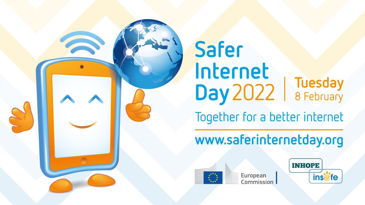 tsecrime's tweet photo. RT @safeinternetday: Lets work together for a better internet. Celebrate #SafeInternetDay 2022. #DigitalDecade4YOUth is helping make the internet fit for children and young people. https://t.co/p0mh5A9CKL https://t.co/XiZWbFiLpA