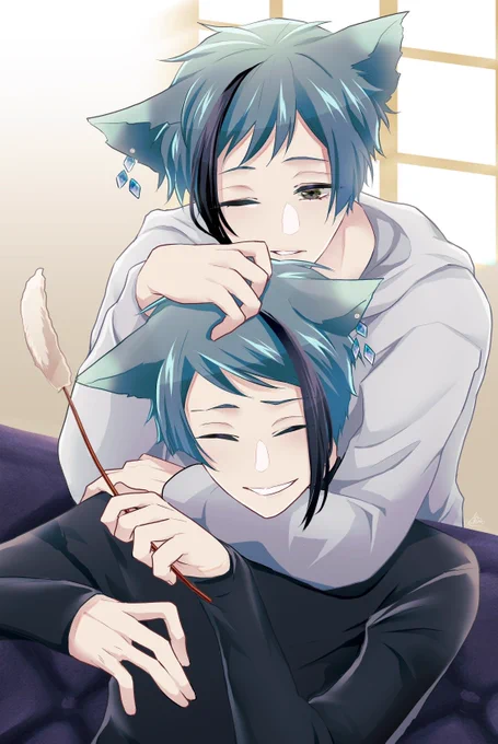 ニャンニャンジェイフロ🐱🐬🦈
※等身猫化 