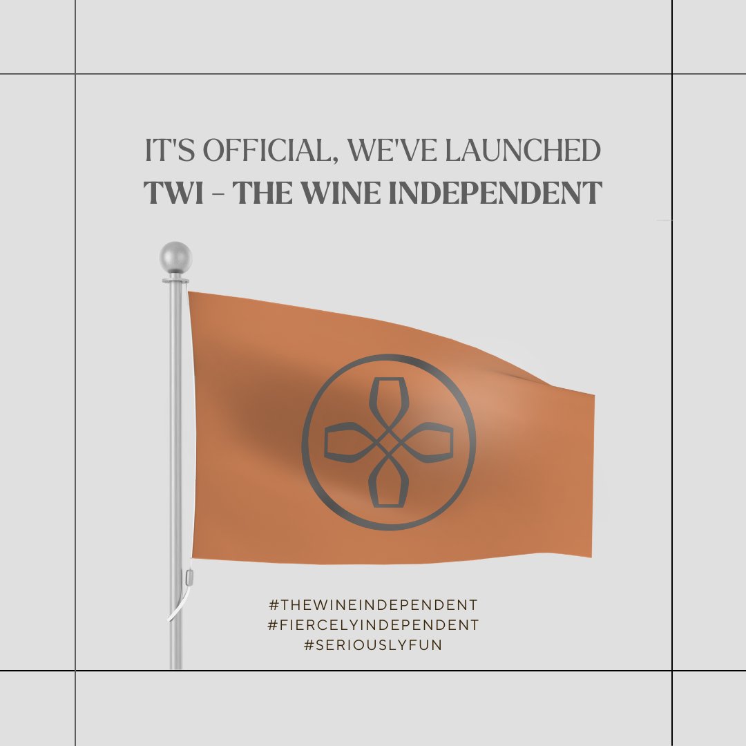 Proud to finally fly our #TWI flag today. For all the lovers of fine wine, we’ve just launched our #fiercelyindependent and #seriouslyfun wine review publication, The Wine Independent. 

➡️Download and read the full press release here: thewineindependent.com