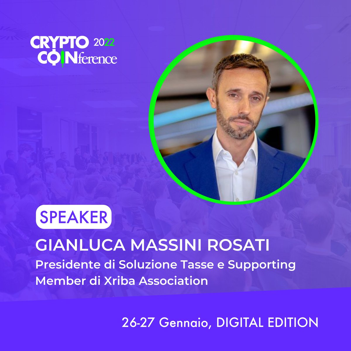 #Crypto e #TaxReporting, sei in grado di ricostruire la storia delle tue #criptovalute?
Con Gianluca Massini Rosati di <a href="/xriba_official/">Xriba</a> ne parleremo a #CryptoCoinference Digital Edition 
Iscriviti subito!
cryptocoinference.com/programma-digi…