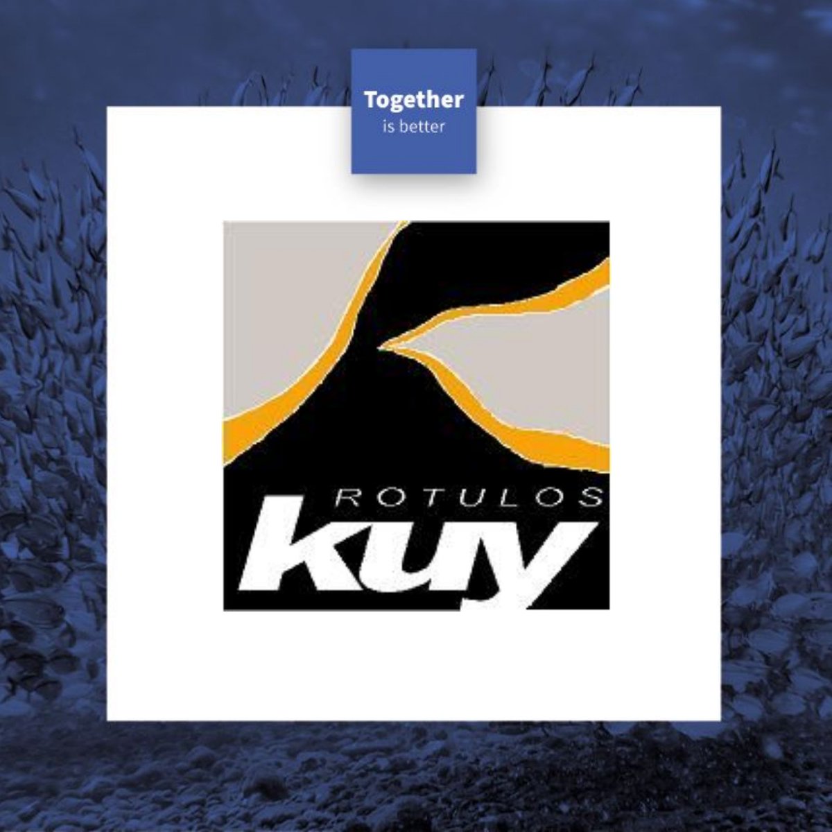 HubTogether's tweet photo. ¡Todo nuestro agradecimiento a Rotulos Kuy por ayudarnos a que nuestro aniversario sea especial! 🙏🙏

Rotulos Kuy son uno de los más importantes fabricantes de rótulos y luminosos del mercado nacional.

¡Únete y disfruta con nosotros!
https://t.co/yRdJ9WRmPU

#TogetherIsBetter https://t.co/hFYSkwKf3H