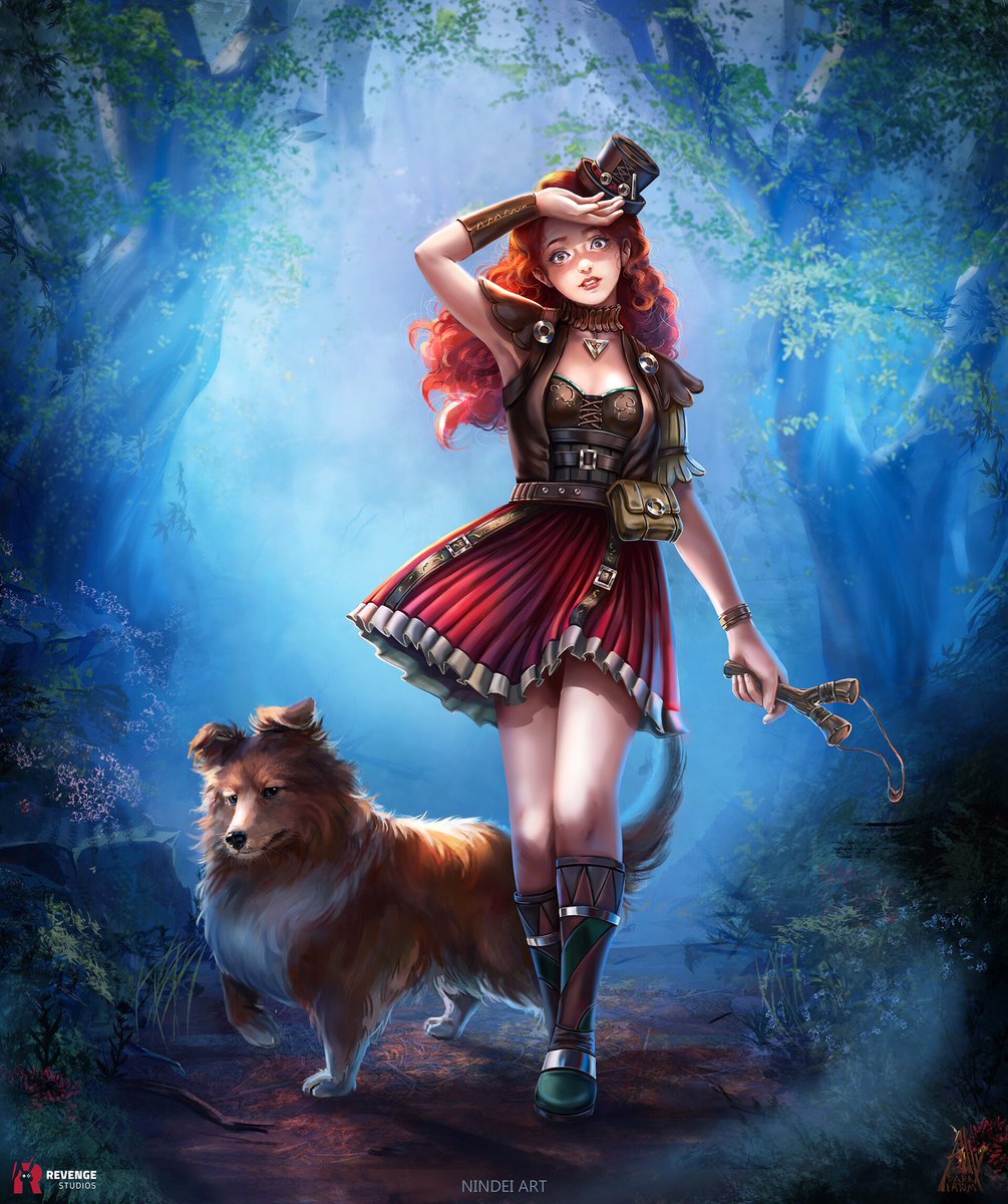 Nindei_Aye's tweet photo. Ally illustration ✨🌿

Artwork for @StudiosRevenge 

#ArtistOnTwitter #fantasyart #gamedev https://t.co/TO0EEzSZ3c