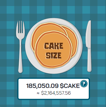 BasedMonsta's tweet photo. >185,000 $CAKE in the Gravity Vault.
This guy is getting fat! Wen 200,000 $CAKE? 👀

#TheBeastOfBSC #$MONSTA #BinanceSmartChain #BSC https://t.co/uMnwC1Umlm