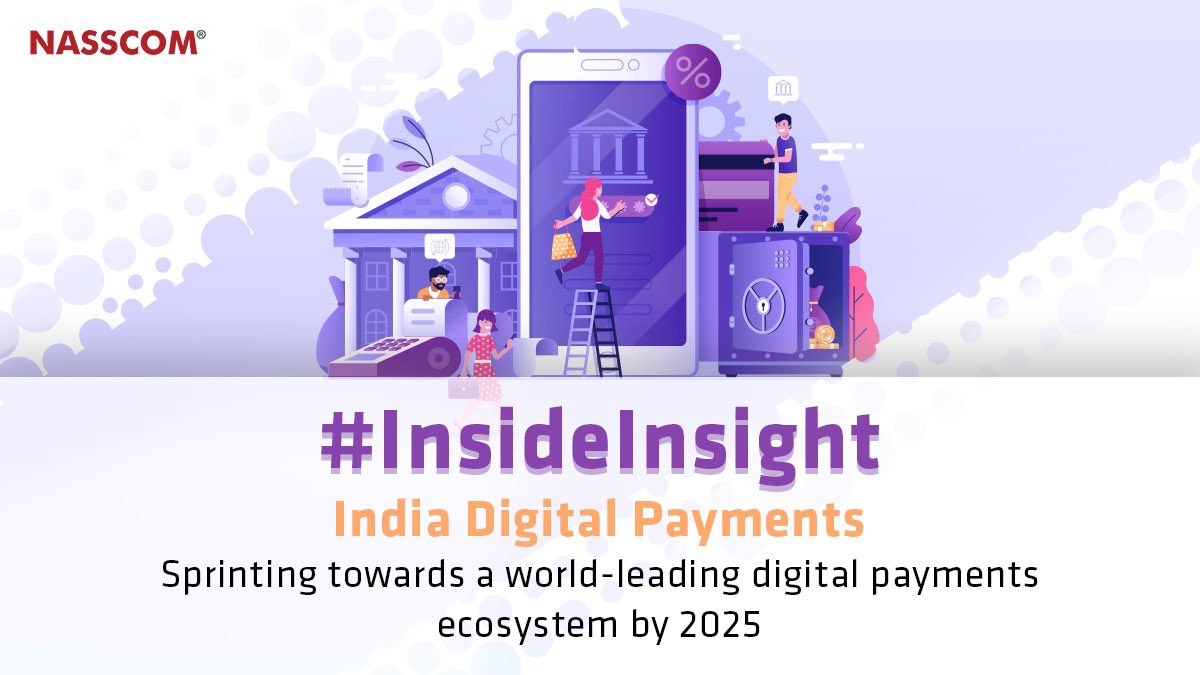nasscom's tweet image. #InsideInsight  

Our recent report with @Paytm talks about how India’s #digital revolution in the past two decades has significantly contributed to the adoption of digital payments in the country. 

Learn more: bit.ly/3zJcp1U