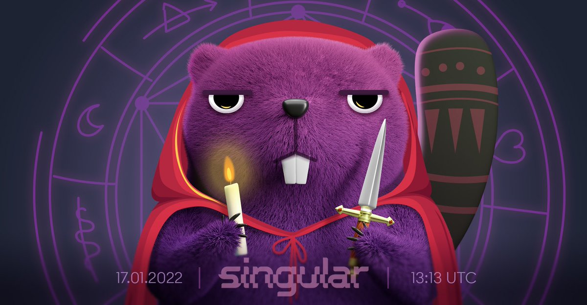 Tatata_Beavers's tweet photo. A strange new beaver is coming to us soon @RmrkApp. He seems to have some kind of plan. Don't miss it.

#NFT #rmrk #Kusama #NFTartist #nftart #Singular #Kanaria #PolkaDot https://t.co/T4vaYMHBv2