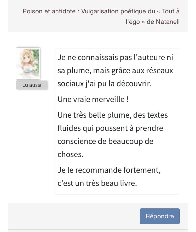 PoisonAntidotes's tweet photo. Merci 🙏🏼 merci beaucoup pour tous vos retours https://t.co/FUxElauVf1
