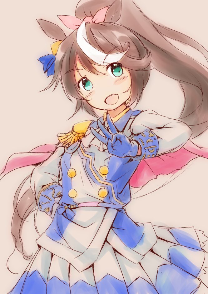 らくがきトウカイテイオー 