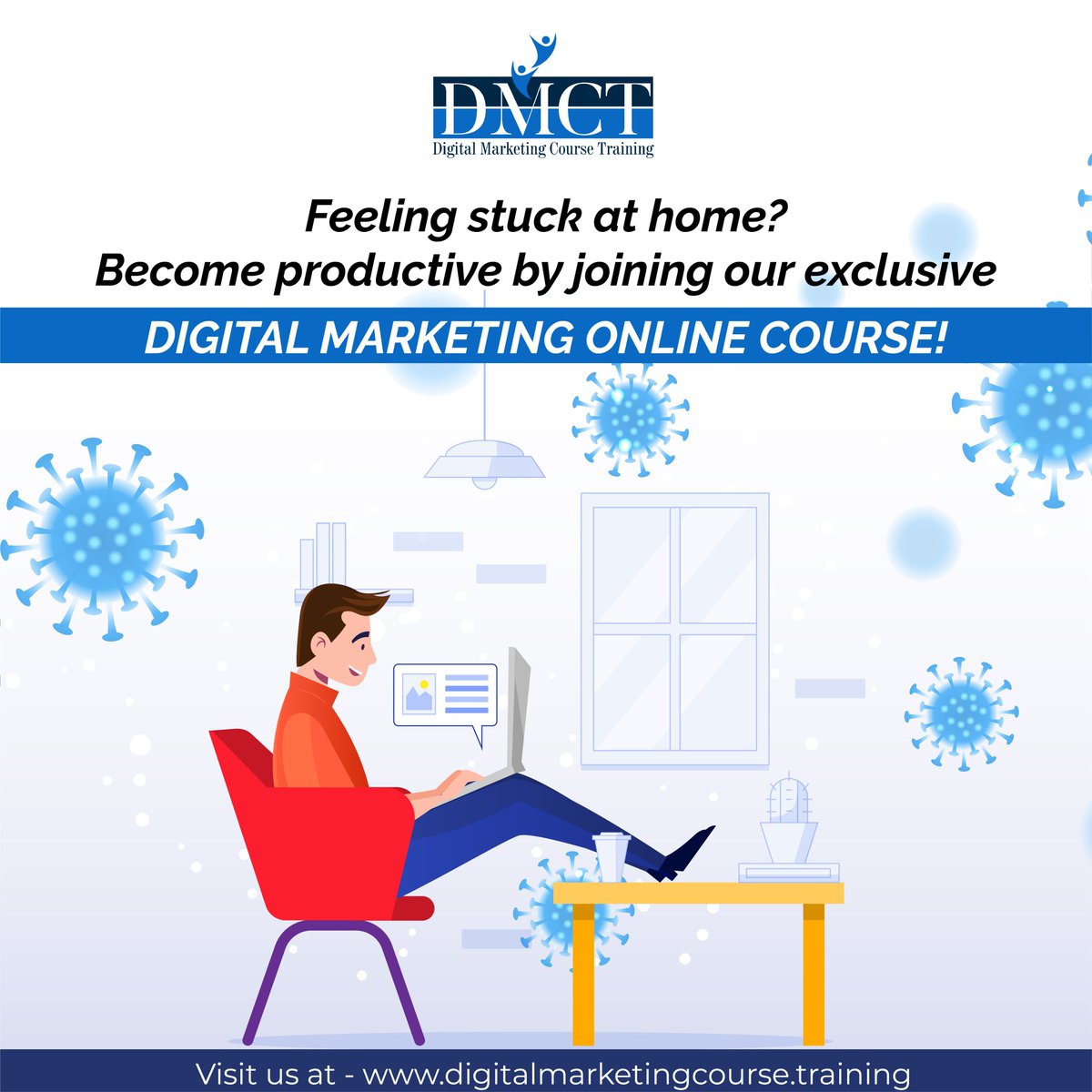 Feeling stuck at home? Become productive by joining our exclusive digital marketing online course!

Call us 093198 44494

join Us

More info visit us digitalmarketingcourse.training

#DMCT #Digitalmarketingcoursetraining #education #academia #career #careerpath #graphicdesigningcourse