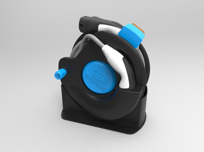 EVreel's tweet image. Buy the EV reel directly from the manufacturer. No more dirty hands, longer EV cable life. #EVcable #EV #EVreel