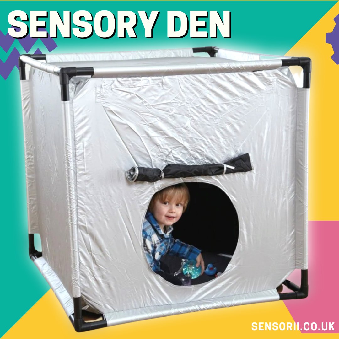 sensorii's tweet photo. The Sensory Den…

Creates a calm &amp; quiet place for your #child to relax 💜

This portable &amp; easy to use #sensoryden is a safe &amp; fun way for your child to wind down and focus on themselves 💛

This is great for homes &amp; schools!

BUY NOW at https://t.co/q4wZakb1vP

#autism https://t.co/WpqJFijTCr