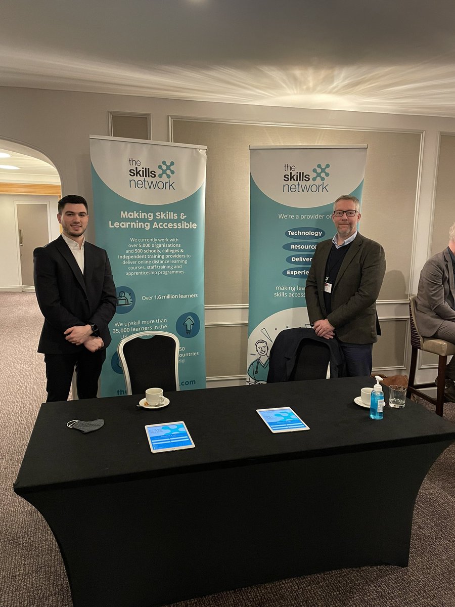 SkillsNetworkUK's tweet photo. We’re here today at @AELPUK’s A Day with Ofsted. If you’re here too please feel free to come and speak to us about our offering, we’re a friendly bunch we promise #AELPOfsted https://t.co/mQSe6MM22U
