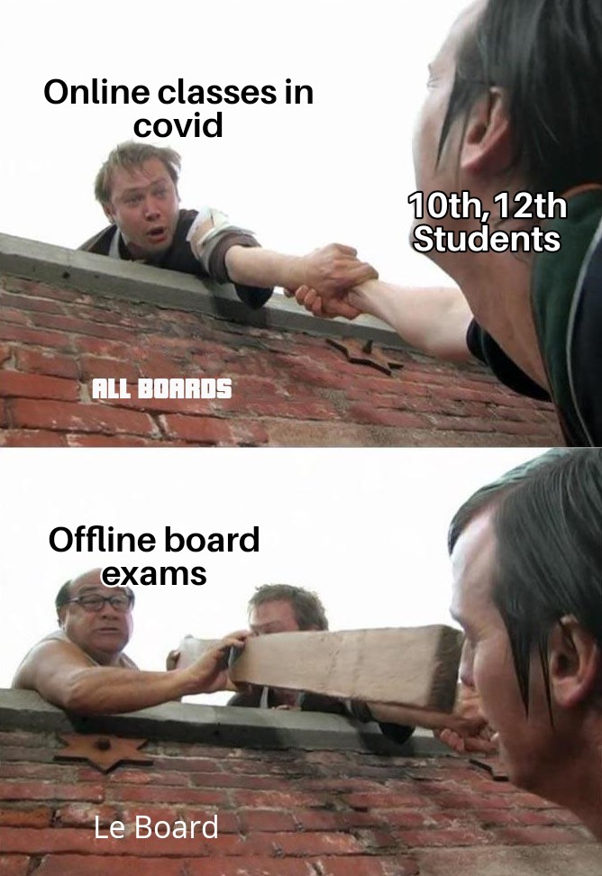 damn_itzz_me's tweet photo. When studied Online whole year then why Offline exam.
#cancelboardpariksha 
#cancelexams2022 https://t.co/u6QPl9lKdN
