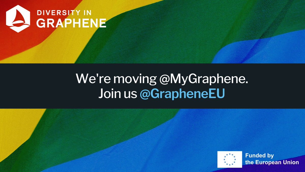 📢  Big news… our Instagram channel MyGraphene is moving! @MyGraphene will move to our main channel @GrapheneEU on February 1st. Follow us and stay tuned for all diversity updates, including events and the mentoring programme 💙🏳️‍🌈 https://t.co/2xAmtx3EKk
