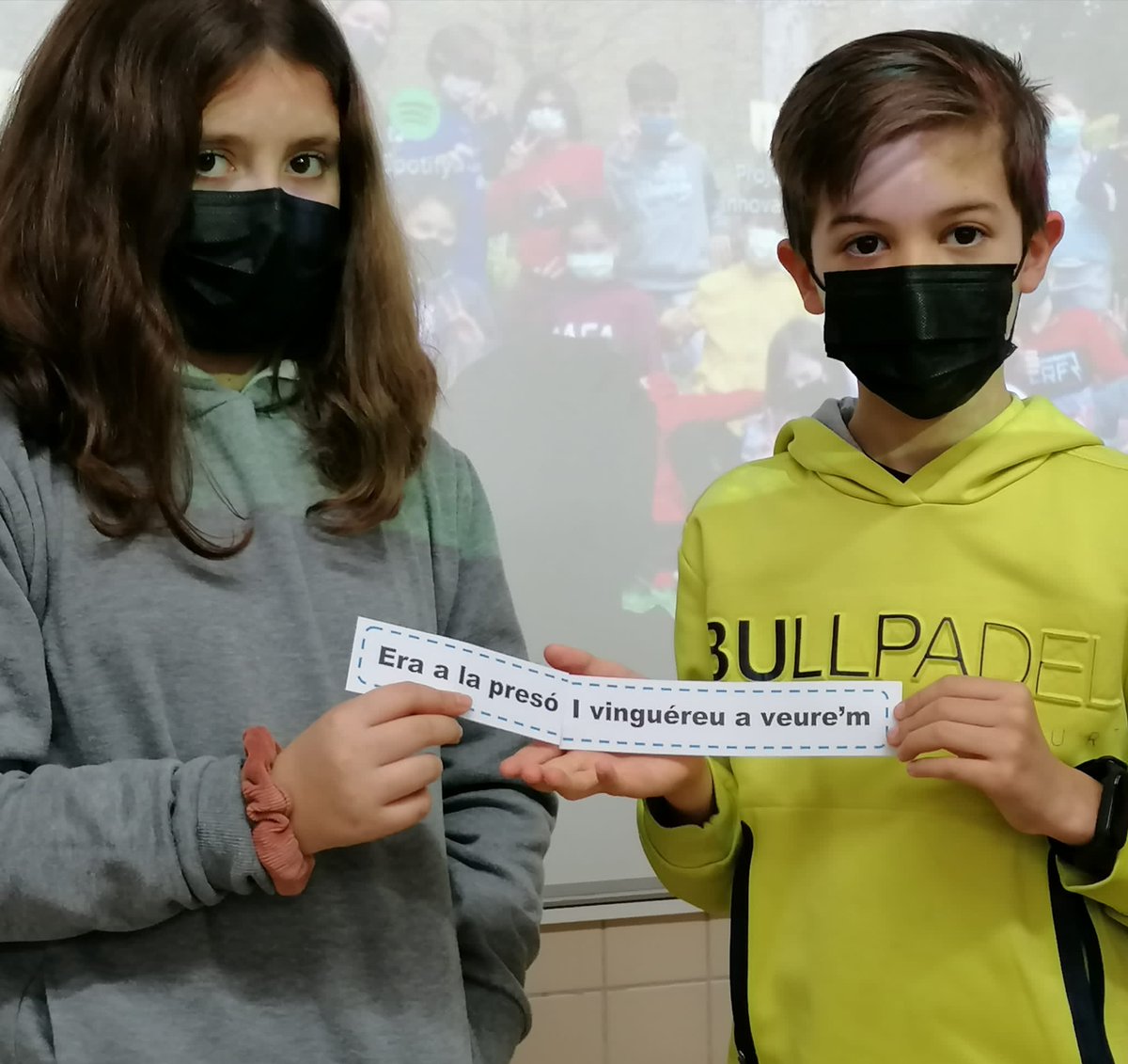 Safa_Sabadell's tweet photo. Així celebrem el mes janerià a l'escola! 😊 #FamiliaJaneriana #SagradaFamiliaUrgell #SafaUrgell #AMJ2022 #MesJaner #AMJ22 #AMJ https://t.co/dhNspSkqON