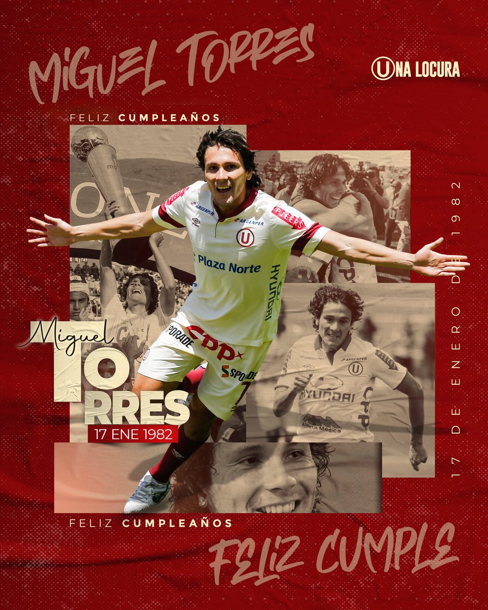 UnaLocura1924's tweet photo. Saludamos afectuosamente a @migueltorres8 por el día de su cumpleaños; ex centrocampista que logró tres títulos nacionales: 2000, 2009 y 2013.
En la actualidad forma parte de @embajadurcrema
¡Felicidades “Miguel”!
#CumpleañosCrema
#LaHistoriaDeLaU
#DatosCremas
#YdaleU https://t.co/yRC0ih5ybk