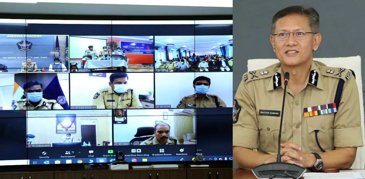APPOLICE100's tweet photo. In a structured &amp; institutionalized manner, this new crime fighting capacity is being built in AP Police. In the first phase, 300 Police personnel from constable up to the rank of SP will be given advanced cyber, social media training for building professional competencies. https://t.co/FYdKzGEHVT