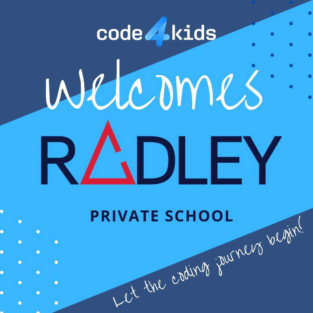 Kicking off the year by welcoming all the schools using <a href="/getcode4kids/">getcode4kids</a> in 2022! A very warm welcome to Radley Private School! Let’s get coding!