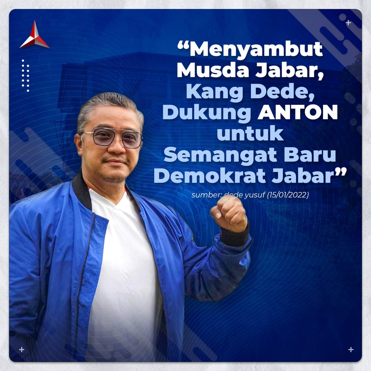 Antonsuratto1's tweet photo. Terima Kasih atas dukungan yang mengalir terus ke saya 🤝🙏 #musda #demokrat #jawabarat https://t.co/AgKPgjQ1Po