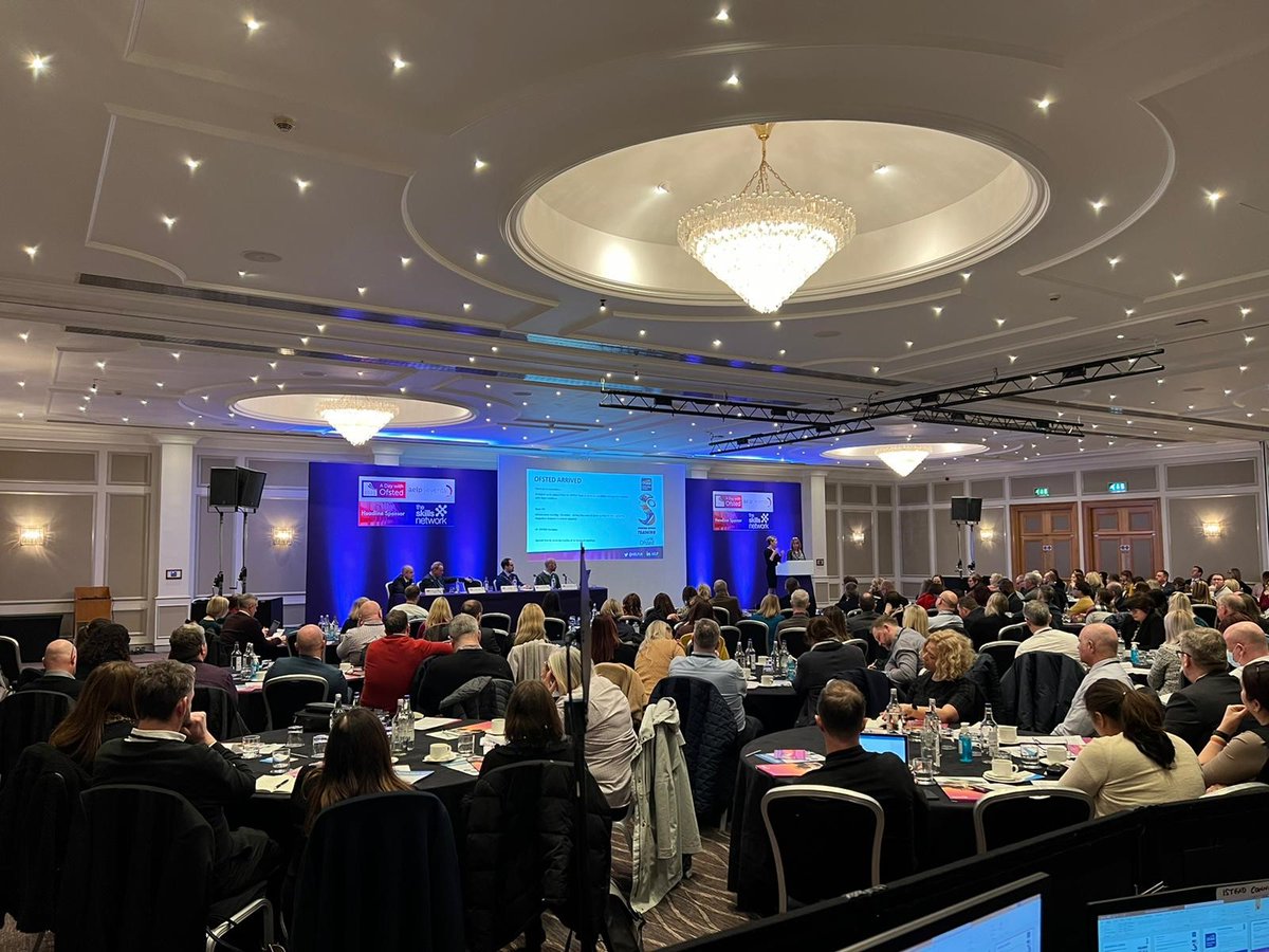 AELPUK's tweet photo. Co-founders Jill Eaton and Jo Pountney from @Ofstednews grade 1 outstanding provider @SF_TrainingUK share their ten-year journey at @AELPUK #aelpOfsted #TeamWork #Outstanding https://t.co/lC4GeW5ey1