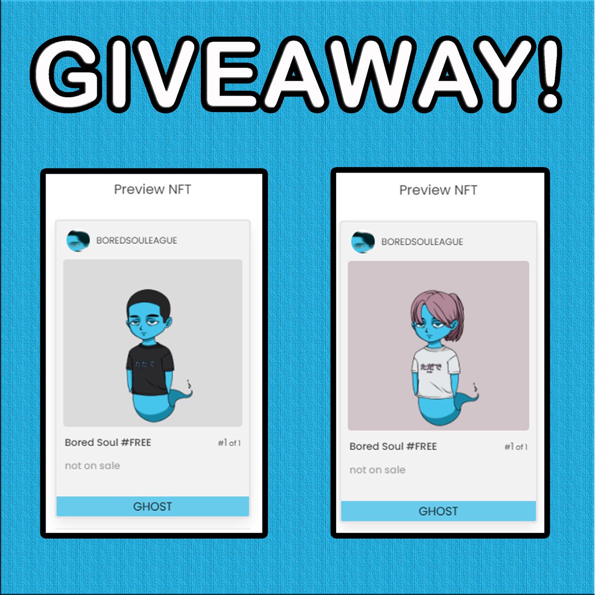 BoredSouLeague's tweet photo. ATTENTION SOULDIERS!!!
To bring community to our project we decided to giveaway 2 BoredSoul NFT.
Also this might be the last Sneak-peek!! 

To be part of GIVEAWAY :
• Like and Follow
• Tag atleast 3 friends
• Retweet why you are excited about  BoredSouLeague NFT. https://t.co/NZxh7ppD3f