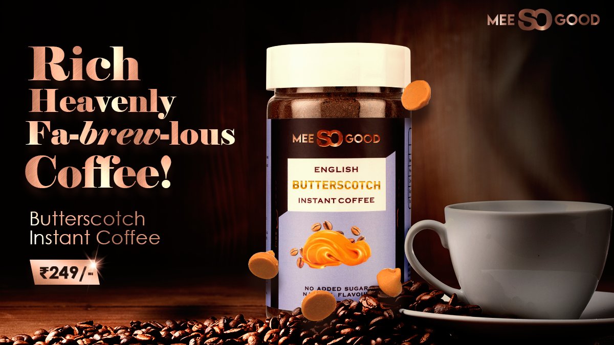 meesogood's tweet photo. Meet your new favourite morning starter! Introducing the MeeSoGood British Butterscotch Instant coffee. Bringing a hit of richness to kick start your day.

Buy now: https://t.co/96uF3QvQve https://t.co/ZsGJYspEBR