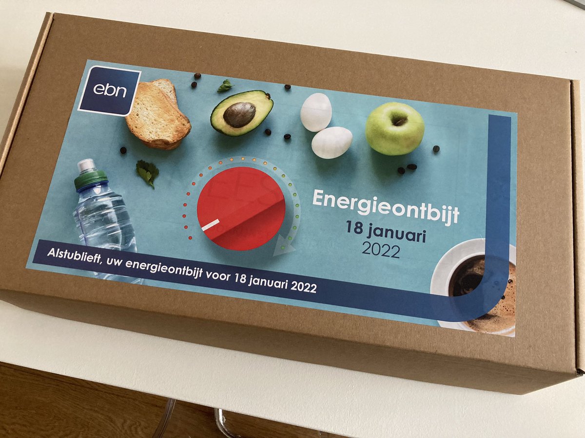 Sympathieke actie van @ebn, ingrediënten voor het Energieontbijt van morgenochtend zijn zojuist thuisbezorgd 😀
