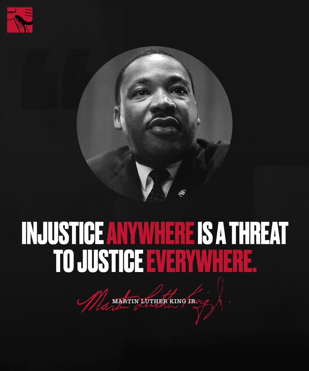 Today we honor the life and legacy of Dr. Martin Luther King Jr.

#MLKDay